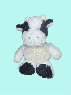 HTF Gund Beanbag Buddies Moxie Cow 6” Stuffed Plush Terrycloth Toy 60310